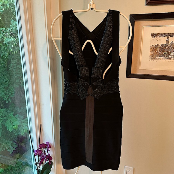 Hervé Leger Sequined Bandage Dress - Picture 2 of 2